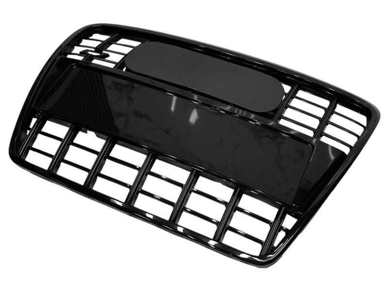 Решітка радіатора Full Black ( в стилі S6 ) без PDC на Audi A6 C6 2004-2011 року