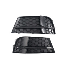 Решітки в бампер Full Black ( в стилі S3 ) S-Line на Audi A3 8V 2016-2020 року