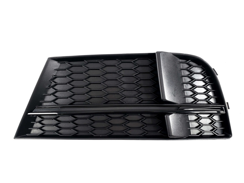 Решітки в бампер Full Black ( в стилі S3 ) S-Line на Audi A3 8V 2016-2020 року