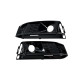 Решітки в бампер Full Black ( S4 під радари ) S-Line на Audi A4 B9 2015-2019 року