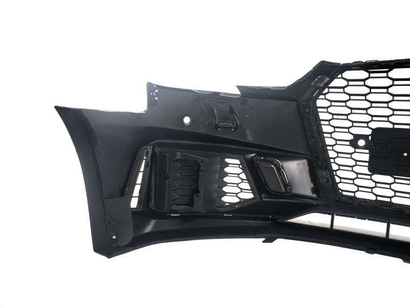 Передній бампер  ( в стилі RS4 без радарів V1 ) на Audi A4 B9 2015-2019 року