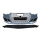 Передній бампер  ( в стилі RS4 без радарів V2 ) на Audi A4 B9 2015-2019 року