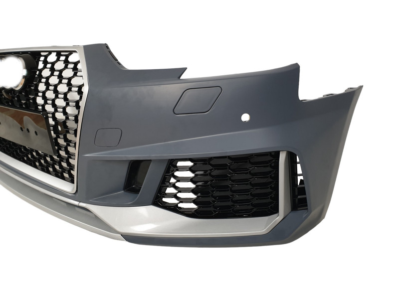 Передній бампер  ( в стилі RS4 без радарів V2 ) на Audi A4 B9 2015-2019 року