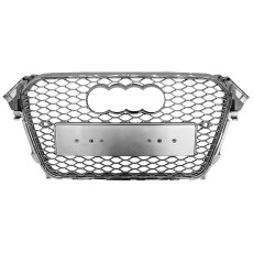 Решітка радіатора Silver Chrome ( в стилі RS4 ) на Audi A4 B8 2011-2015 року