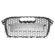 Решітка радіатора Silver Chrome ( в стилі RS4 ) на Audi A4 B8 2011-2015 року
