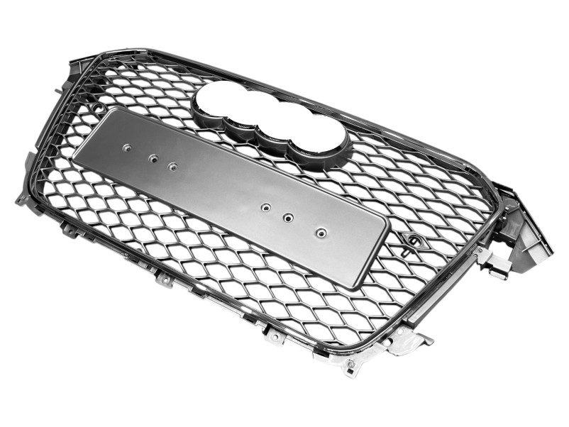 Решітка радіатора Silver Chrome ( в стилі RS4 ) на Audi A4 B8 2011-2015 року