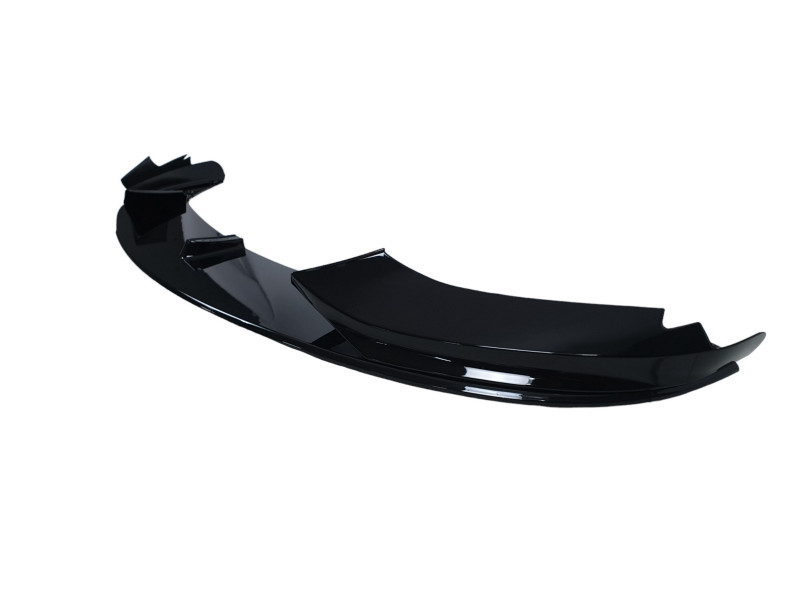 Губа ( переднього бампера ) Чорний глянець ( M-Performance ) V2  на BMW 4 Series F32 / F33 2013-2020 року
