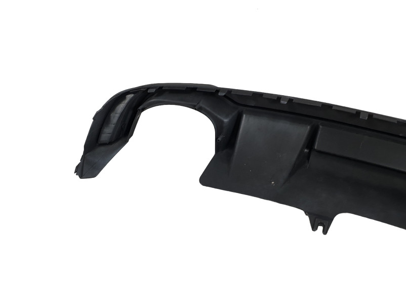 Дифузор ( заднього бампера ) Full Black / Black Pipe ( в стилі RS4 ) V1 S-Line на Audi A4 B9 2015-2019 року