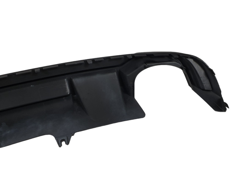 Дифузор ( заднього бампера ) Full Black / Black Pipe ( в стилі RS4 ) V1 S-Line на Audi A4 B9 2015-2019 року