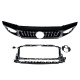 Решітка радіатора Chrome Black + рамки на фари GT на Mercedes-Benz G-Class W463 2018-2025 року