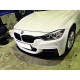 Губа ( переднього бампера ) Чорний глянець ( під M-Paket ) на BMW 3 Series F30 / F31 2011-2018 року
