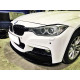Губа ( переднього бампера ) Чорний глянець ( під M-Paket ) на BMW 3 Series F30 / F31 2011-2018 року