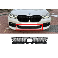 Решітки в бампер  середня ( під радар ) M-Paket на BMW 7 Series G11 / G12 2015-2019 року