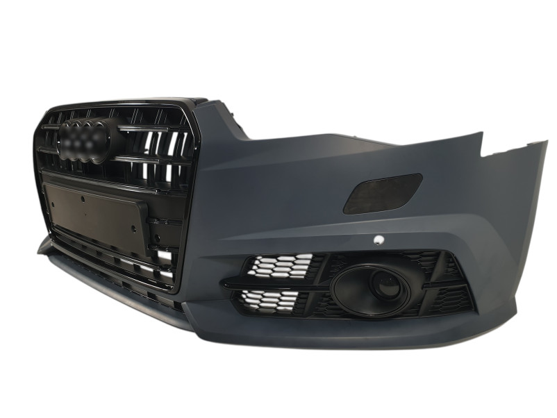 Передній бампер  ( S-Line ) V2 на Audi A6 C7 2014-2018 року