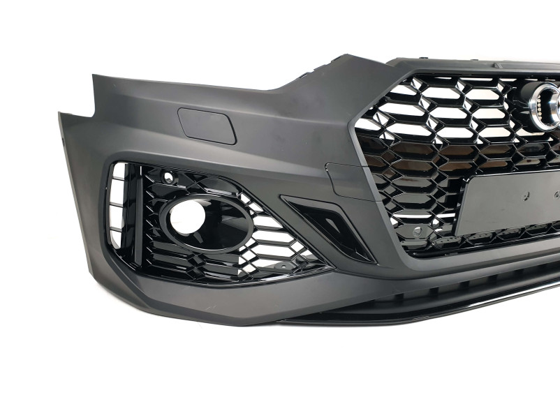 Передній бампер  ( стиль RS5 2020+ ) під дистронік на Audi A5 B9 2016-2020 року