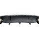 Дифузор ( заднього бампера ) Black Silver / Chrome Pipe ( в стилі RS7 ) на Audi A7 4G 2010-2014 року
