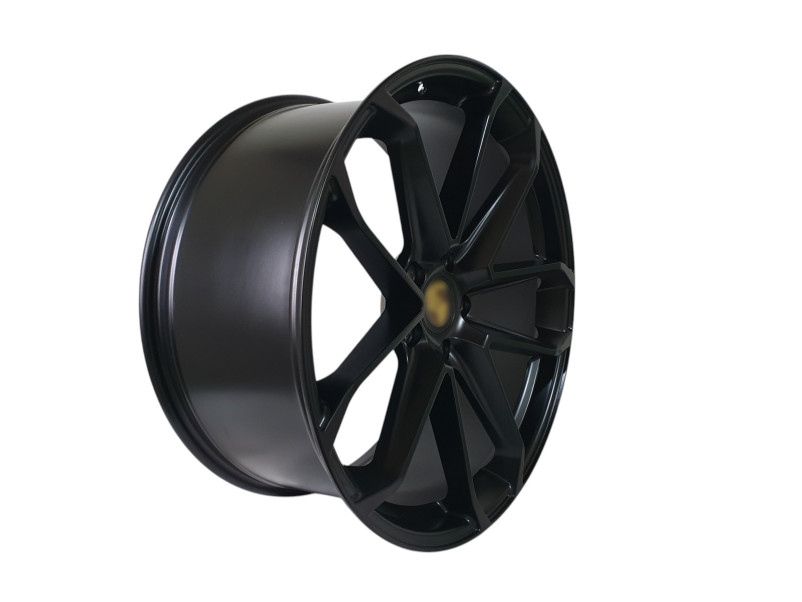 R22 Satin Black ( різноширокі ) Диски на Porsche Cayenne 958 2010-2014 року