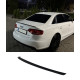 Спойлер Чорний глянець V1 на Audi A4 B8 2007-2011 року