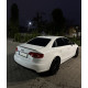 Спойлер Чорний глянець V1 на Audi A4 B8 2007-2011 року