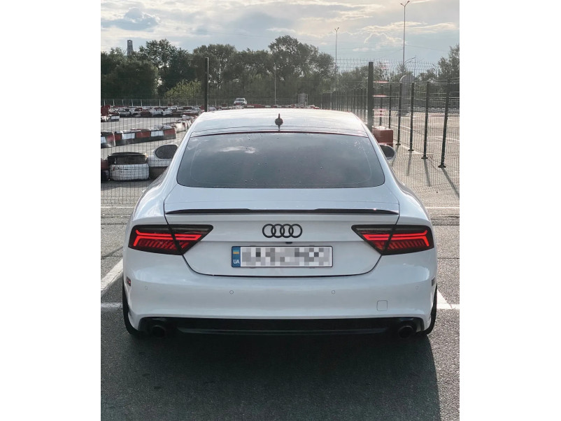 Спойлер Чорний глянець  на Audi A7 4G 2010-2014 року