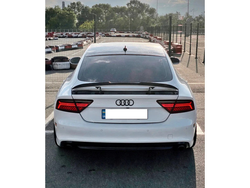 Спойлер Чорний глянець  на Audi A7 4G 2010-2014 року