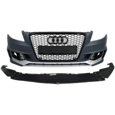Передній бампер  ( стиль RS4 B9 ) V1 на Audi A4 B8 2007-2011 року