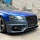 Передній бампер  ( стиль RS4 B9 ) V1 на Audi A4 B8 2007-2011 року