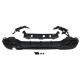 Дифузор ( заднього бампера ) Full Black / Black Pipe ( стиль AMG E63 ) на Mercedes-Benz E-Class W212 2013-2016 року