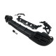 Дифузор ( заднього бампера ) Full Black / Black Pipe ( стиль AMG E63 ) на Mercedes-Benz E-Class W212 2013-2016 року