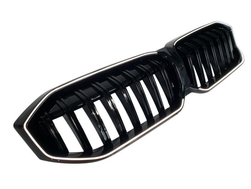Ніздрі Чорний глянець LED ( Iconic Glow ) 1bar на BMW 3 Series G20 / G21 2022-2024 року