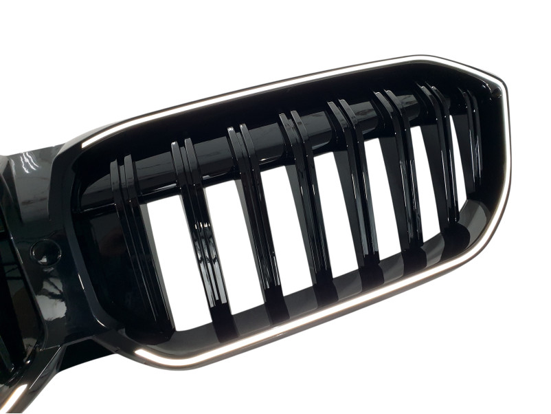 Ніздрі Чорний глянець LED ( Iconic Glow ) 1bar на BMW 3 Series G20 / G21 2022-2024 року