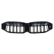 Ніздрі Чорний глянець LED ( Iconic Glow ) 2bar на BMW 3 Series G20 / G21 2022-2024 року