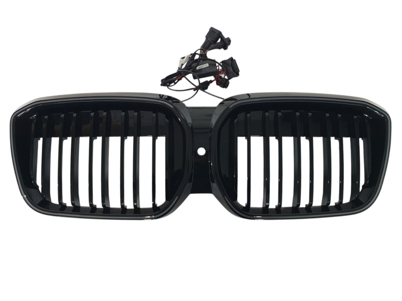 Ніздрі Чорний глянець IX3 LED ( Iconic Glow ) 2bar C на BMW X3 G01 2022-2024 року