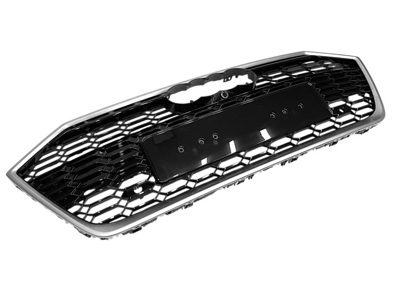 Решітка радіатора Silver Black ( в стилі RS7 під камеру ) на Audi A7 4K 2017-2023 року