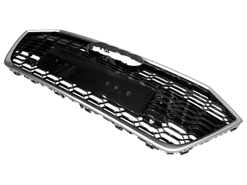 Решітка радіатора Silver Black ( в стилі RS7 під камеру ) на Audi A7 4K 2017-2023 року