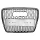 Решітка радіатора Silver Chrome ( в стилі RS6 ) без PDC на Audi A6 C6 2004-2011 року