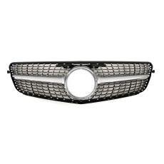 Решітка радіатора Silver Diamond на Mercedes-Benz C-Class W204 2007-2014 року