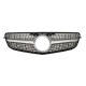 Решітка радіатора Silver Diamond на Mercedes-Benz C-Class W204 2007-2014 року
