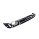 Дифузор ( заднього бампера ) Black Silver / Chrome Pipe ( в стилі RS3 ) Hatchback на Audi A3 8V 2012-2016 року