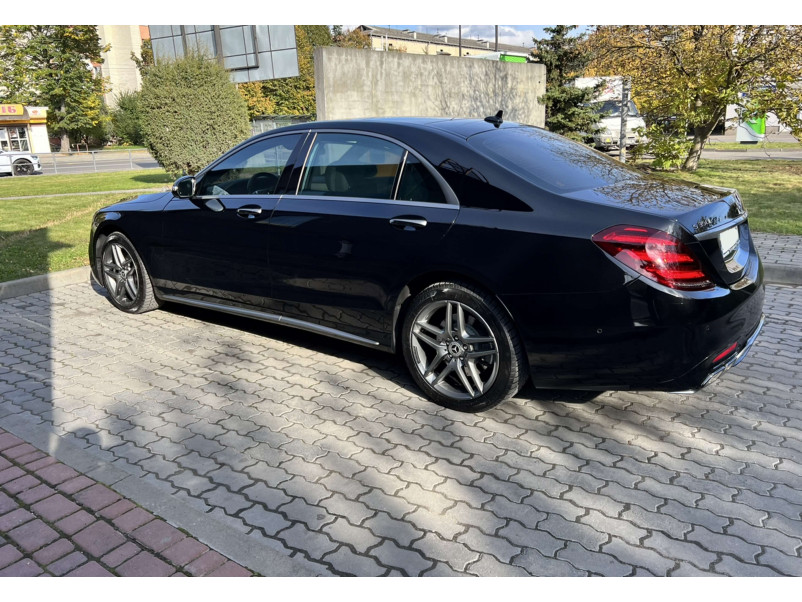 Накладки на пороги  ( стиль S63 AMG ) на Mercedes-Benz S-Class W222 2013-2017 року