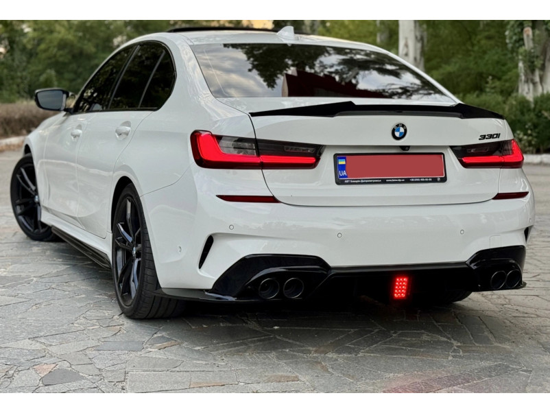 Леза на пороги Чорний глянець ( M-Performance ) на BMW 3 Series G20 / G21 2018-2022 року