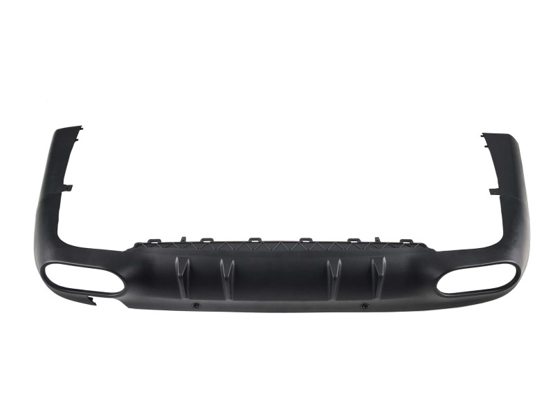 Дифузор ( заднього бампера ) Full Black / Chrome Pipe ( стиль CLS53 AMG ) на Mercedes-Benz CLS-Class C257 2018-2022 року