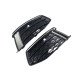 Решітки в бампер Chrome Black  на Audi A6 C8 2018-2023 року