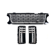 Решітка радіатора  + жабра на Land Rover Range Rover Vogue L322 2005-2010 року