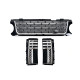 Решітка радіатора  + жабра на Land Rover Range Rover Vogue L322 2005-2010 року