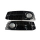 Решітки в бампер Full Black ( в стилі RS4 ) на Audi A4 B8 2007-2011 року