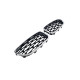 Ніздрі Diamond Black (хром рамка)  на BMW 5 Series F10 / F11 2010-2017 року