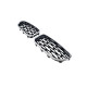 Ніздрі Diamond Black (хром рамка)  на BMW 5 Series F10 / F11 2010-2017 року