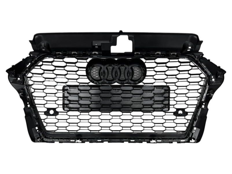 Решітка радіатора Full Black ( в стилі RS3 ) на Audi A3 8V 2016-2020 року