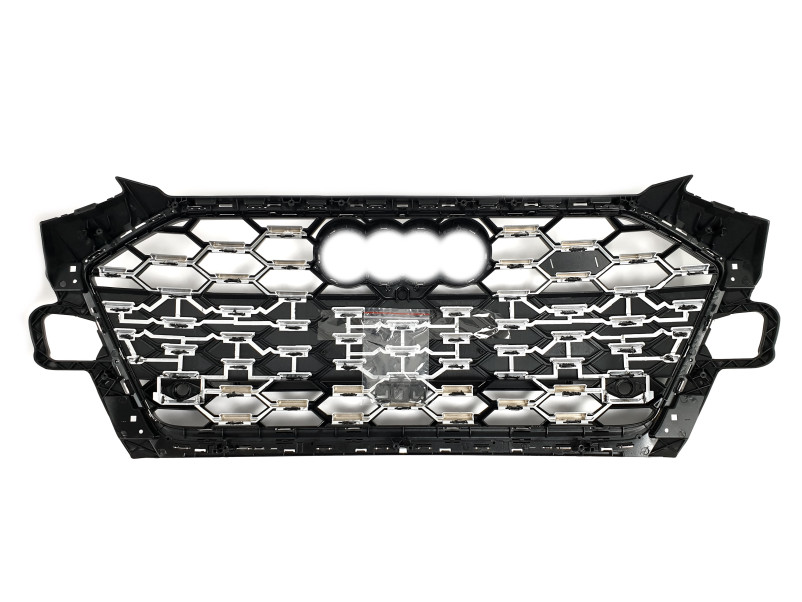 Решітка радіатора Chrome Black ( в стилі S4 ) на Audi A4 B9 2019-2023 року